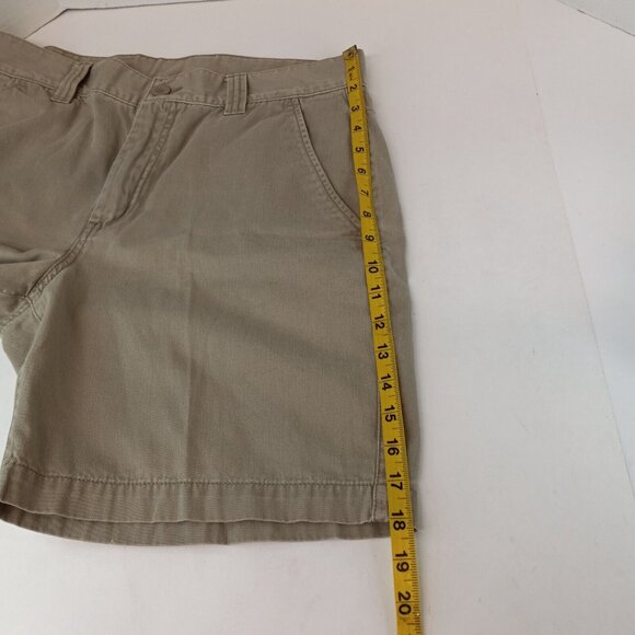 The North Face Tan Flat Front Shorts Classic Style - Picture 10 of 13